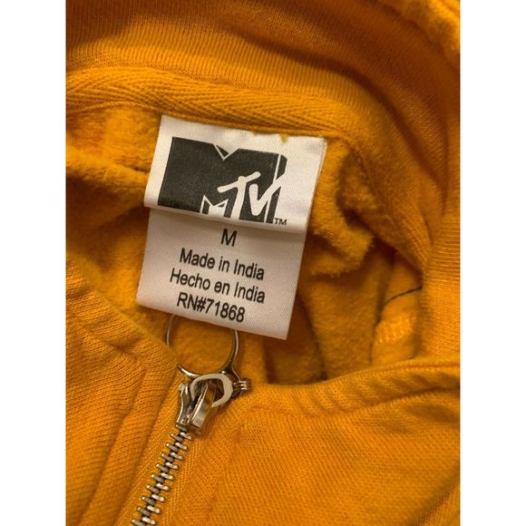 MTV Yellow Pullover Sweatshirt Retro - Picture 7 of 8